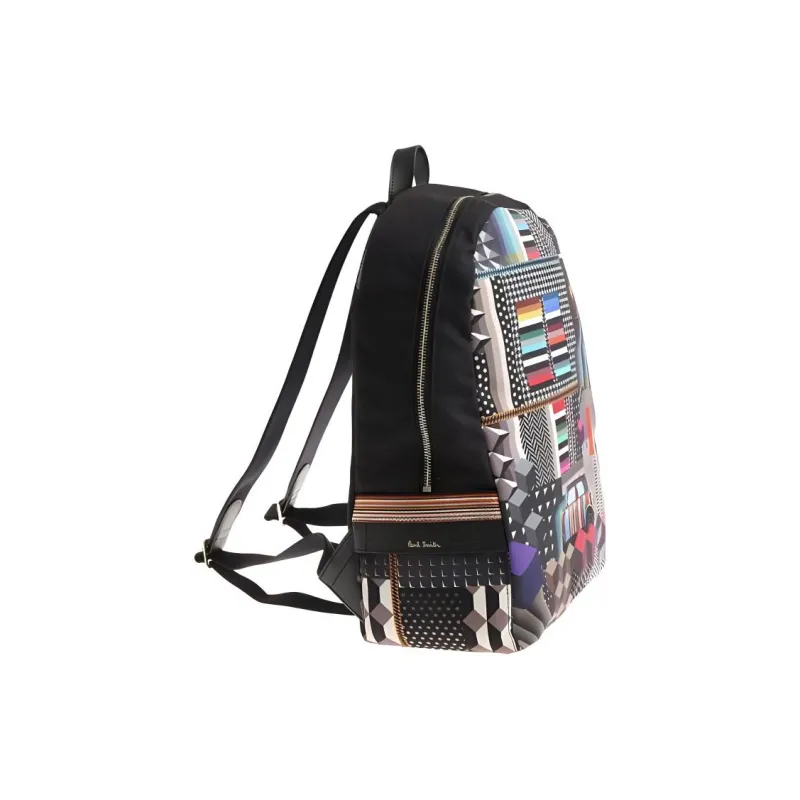 Paul Smith Polyester Backpack Men's Black-1