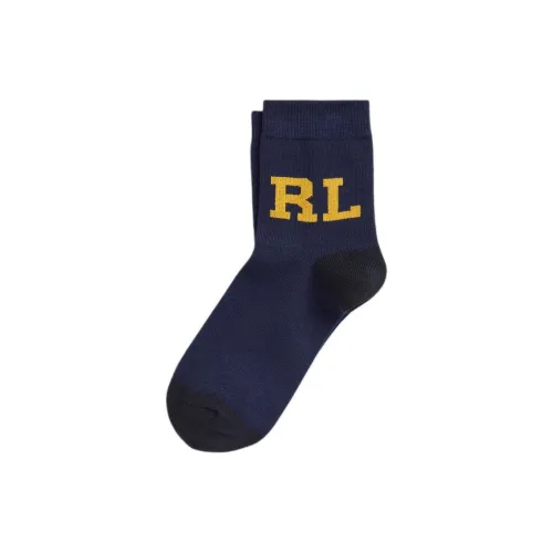 Polo Ralph Lauren Mid-Calf Socks Men's 1 Pack Nautical Blue