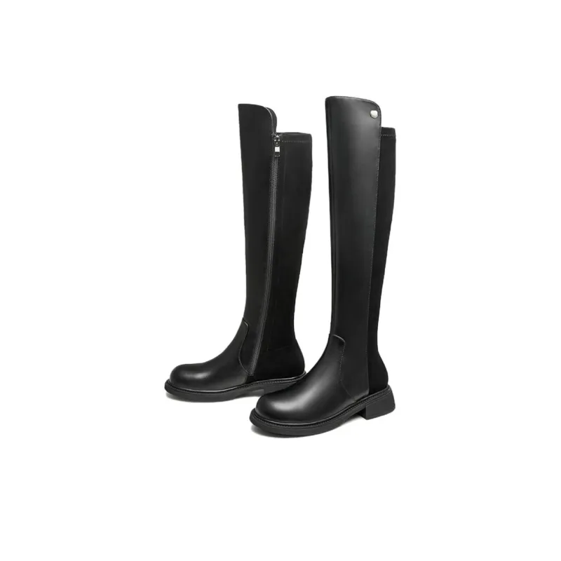 Tata Over the knee Boots 3.5cm Women's Black-4