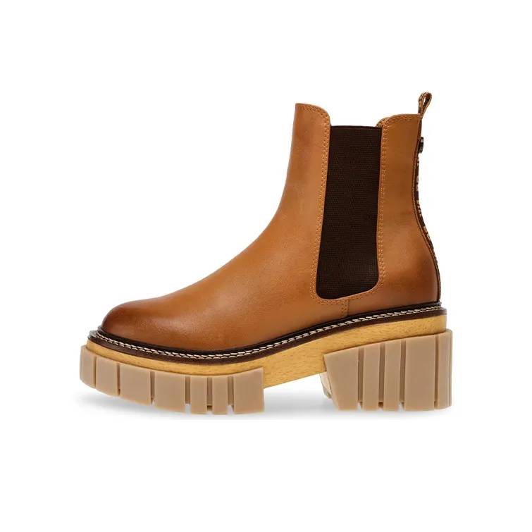 STEVE MADDEN Chelsea Boots Women's Black/Brown-2