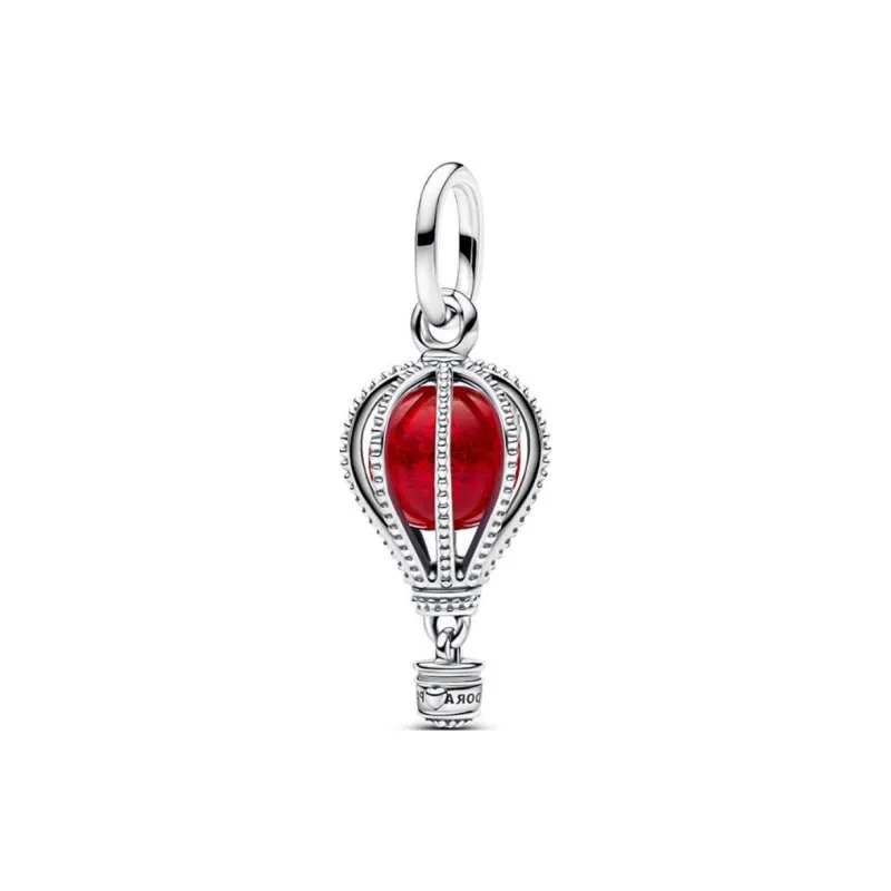 Pandora Glass Charms / Pendants Women's Silver/Red-1