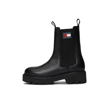 Tommy Hilfiger Short Chelsea Boots 4.5cm Women's Black