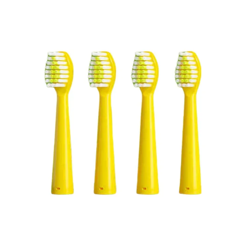 AUX A19 Toothbrush Heads Round Brush Curved Fit-4