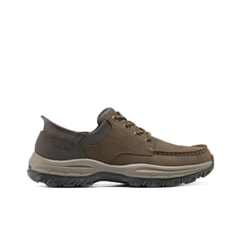 Skechers SKECHERS MENS USA Breathable Support Low Top Casual Shoes Men's Dark Brown-2