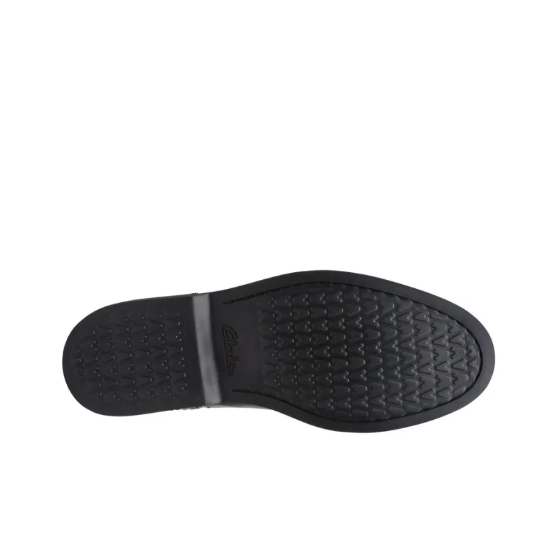 Clarks Ettik Collection Crew Chelsea Boots Men's Black-4