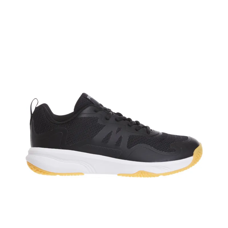 DECATHLON 530 Cushioning Wear Resistant Low Top Badminton Shoes Men's Black White-1