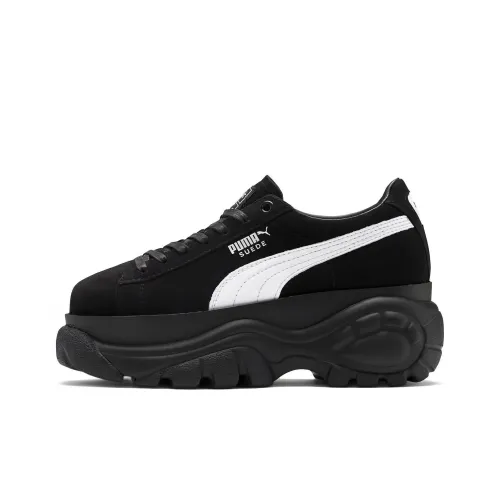 PUMA Buffalo X Suede Platform 'Black' Women's