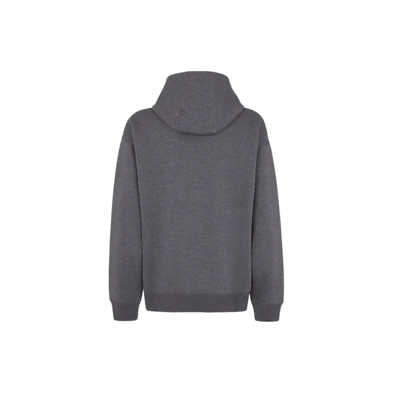 FENDI Logo Embroidered Hoodie-1