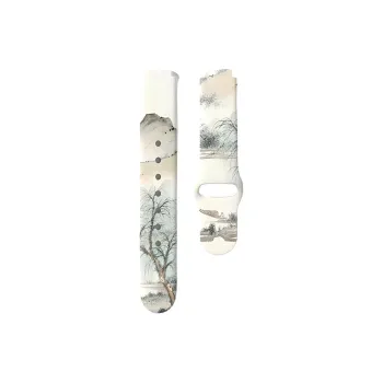 Mr. Strap Watch Band Apple Compatibility Silicone Material