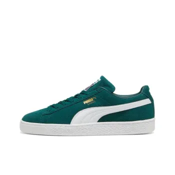 PUMA Suede Classic Wear resistant And Lightweight Low Top Skateboard Shoes Unisex Green