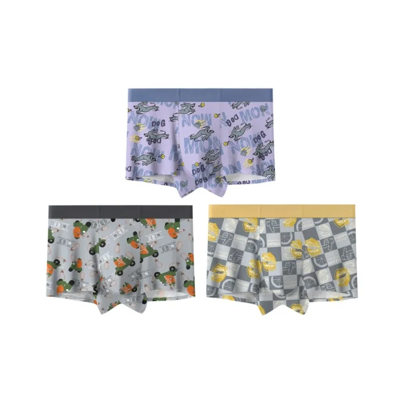 Qiao Ni Tong Underpants Men's 3 Pack-6