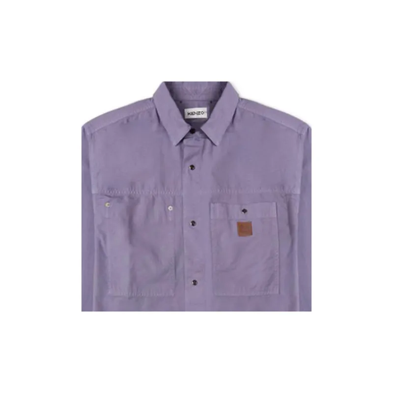 KENZO Shirts Men Purple-2