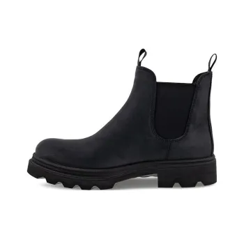 Ecco Short Chelsea Boots Men's Black