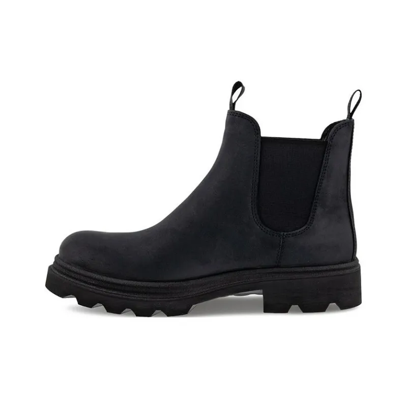 Ecco Short Chelsea Boots Men's Black-0
