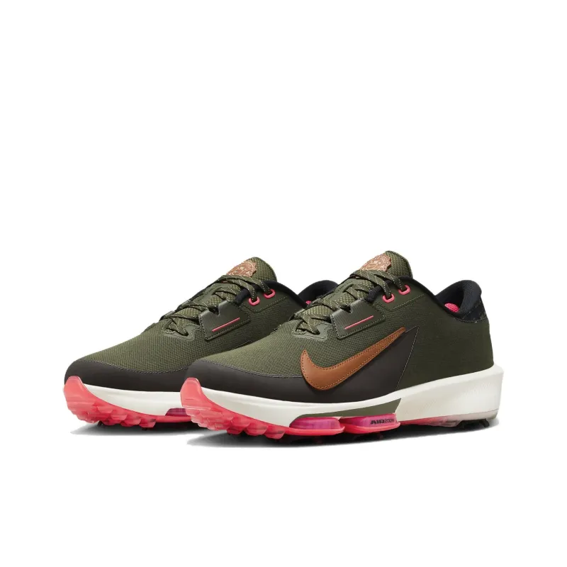 Nike Infinity Tour 2 Wide 'Cargo Khaki Hot Punch'-2