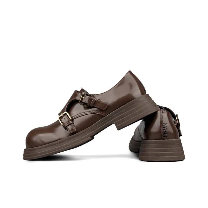 N6N8 Loafers Chunky Heel Women's-2