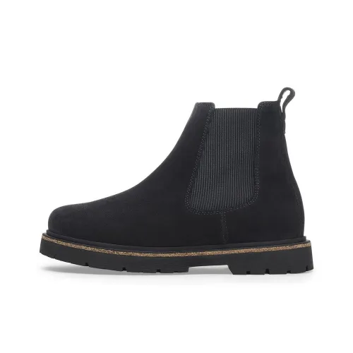 Birkenstock Highwood Slip Short Chelsea Boots Men's Black Regular