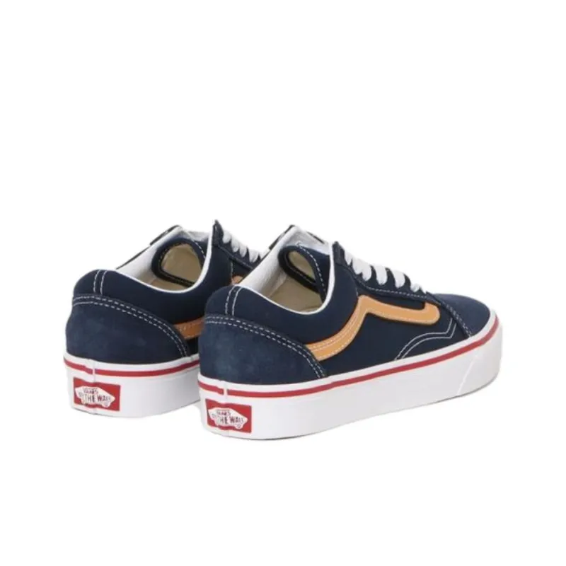 Old Skool Vans 'Tri Tone Navy Yellow'-4