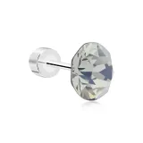 Huazi Stud Earrings 8mm-Starry Black