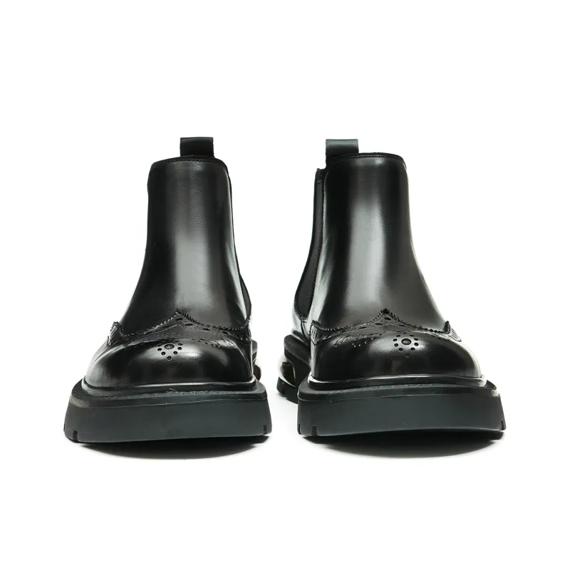 ASTON M.JAZZ Short Chelsea Boots 3.3cm Men's-3