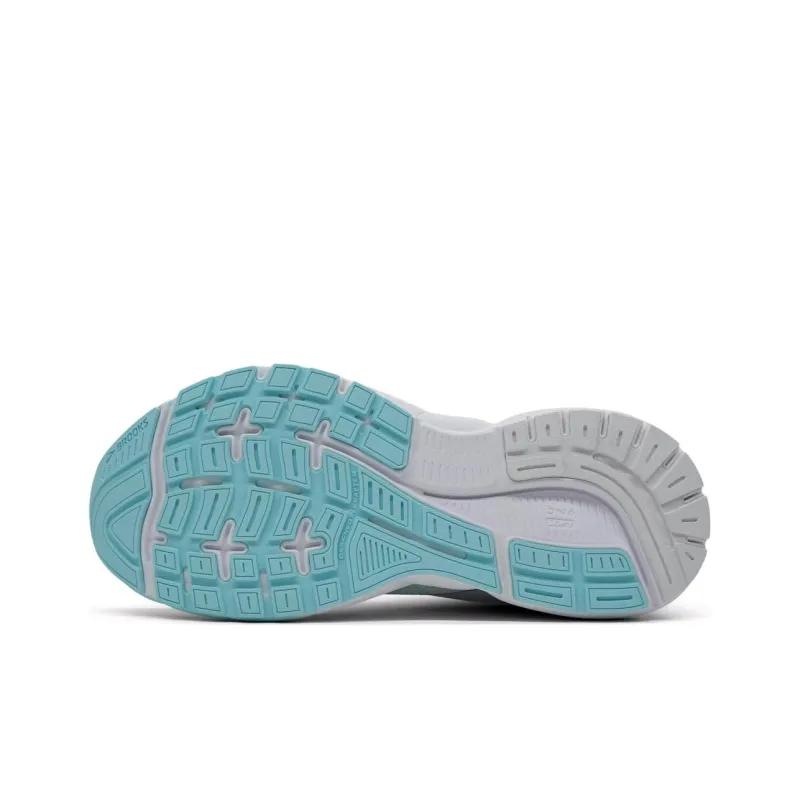 Brooks Anti Slip Wear Resistant Low Top Casual Running Shoes Women's White Blue Gray-3