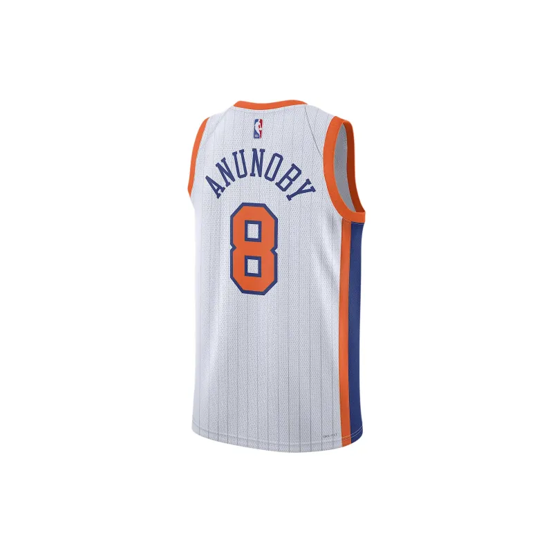 Nike Og Anunoby New York Knicks 2024/25 City Edition Men's Nike Dri FIT Nba Swingman Jersey-1