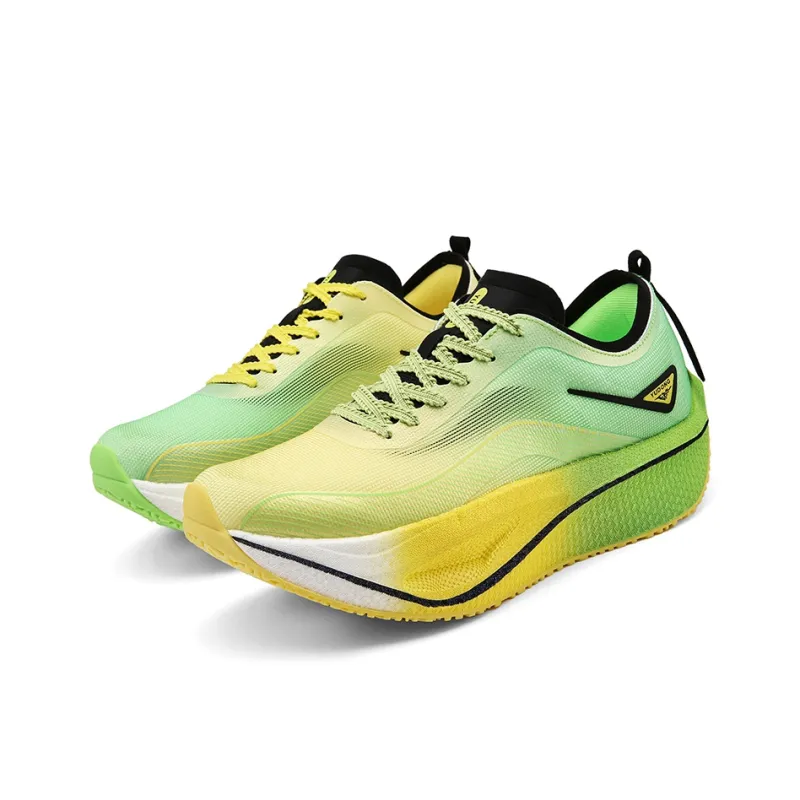YUDONG Running Shoes Men Low Top Butterfly Yellow Green-2