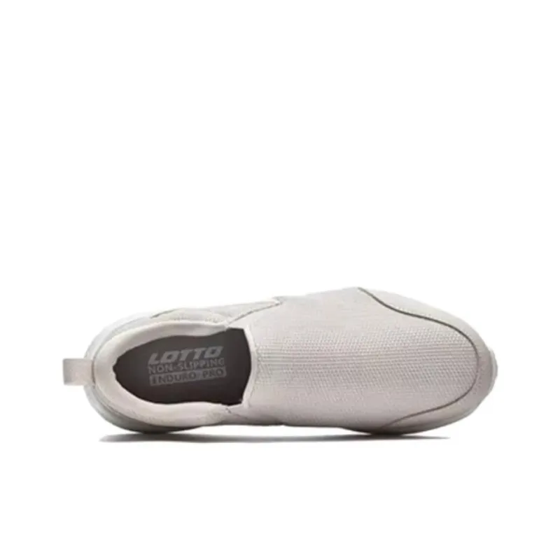 LOTTO Anti Slip Wear Resistant Low Top Casual Shoes Women's Pearl White-2