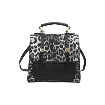 Yalu PU Backpack Women's Black/Coffee