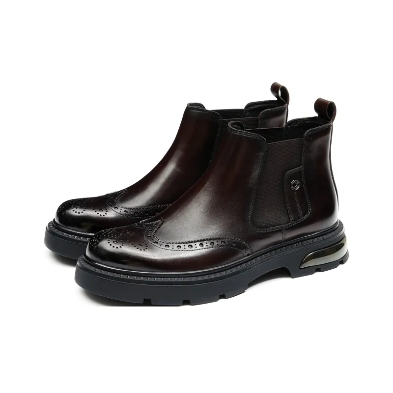 ASTON M.JAZZ Short Chelsea Boots 3.3cm Men's-9