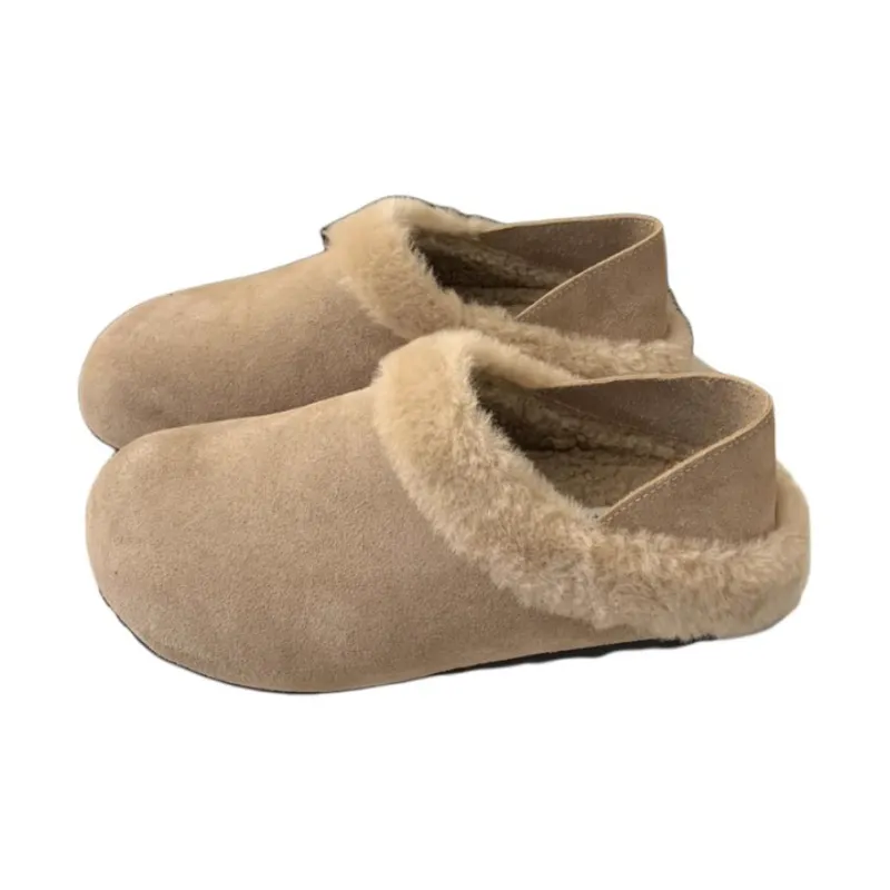 Qiao Anju Home Slippers Khaki, Dark Brown-0