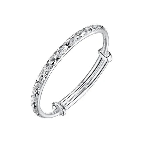 YINDIEFANG 999 Fine Silver Sterling Silver Bracelets Women's