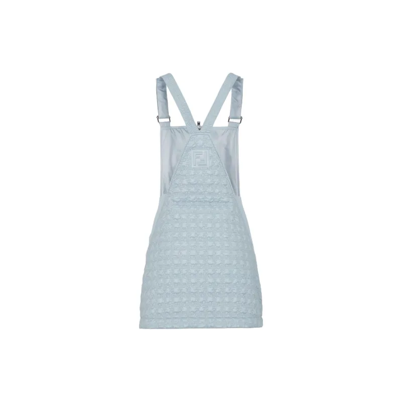 FENDI FW24 Sleeveless Dress Women's Light Blue-1