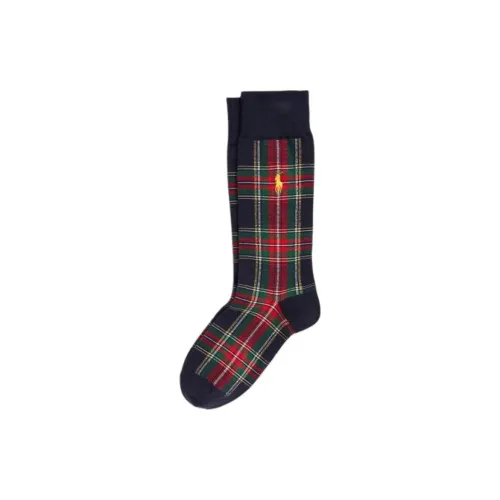 Polo Ralph Lauren Knee-High Socks Men's 1 Pack Marine Blue