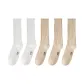 2 White+3 Cotton Natural[5 Pack]