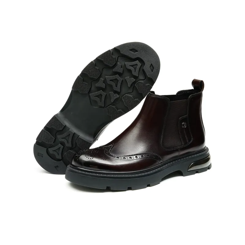 ASTON M.JAZZ Short Chelsea Boots 3.3cm Men's-10