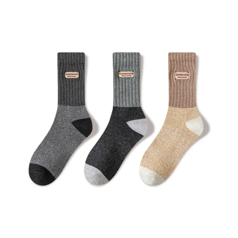 JIAZINI Knee High Socks Men's 3 Pack-4