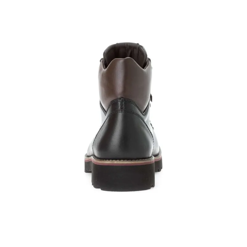 Gabor Pius Wear-Resistant Slip-Resistant Short Outdoor Boots 3cm Men's Black-3
