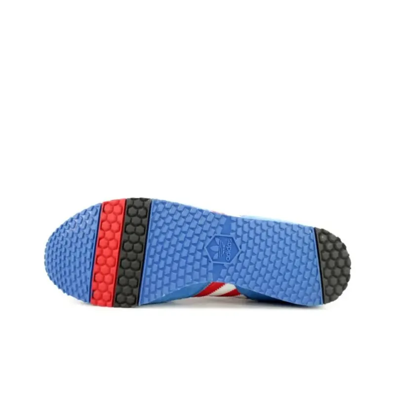Adidas Adizero Adios Pro 3 Anti Slip And Wear Resistant Breathable Low Top Running Shoes Men's White Blue Red-4