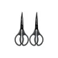 2-Piece[Length 180mm]Rust-Resistant Anti-Stick Black Blade Scissors