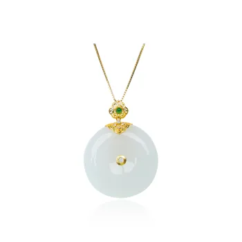 CUIYOUSHIJIA Hetian Jade Pendants White Jade Women's