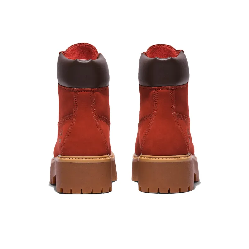 Timberland Stone Street Ankle Boots Women's Red Brown-3