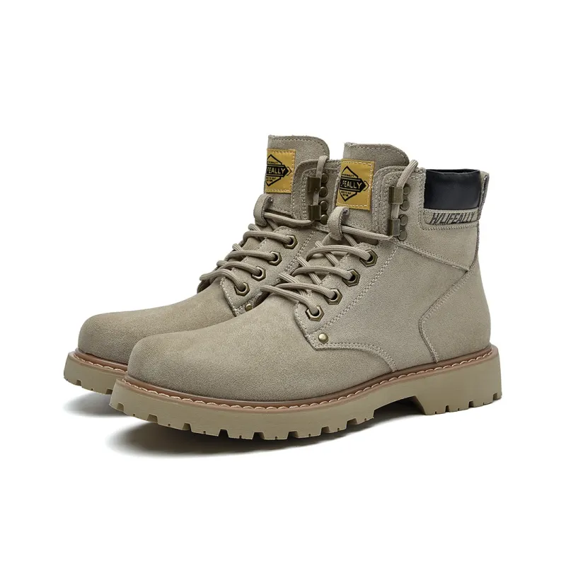 HLA Outdoor Boots Men Yellow-1