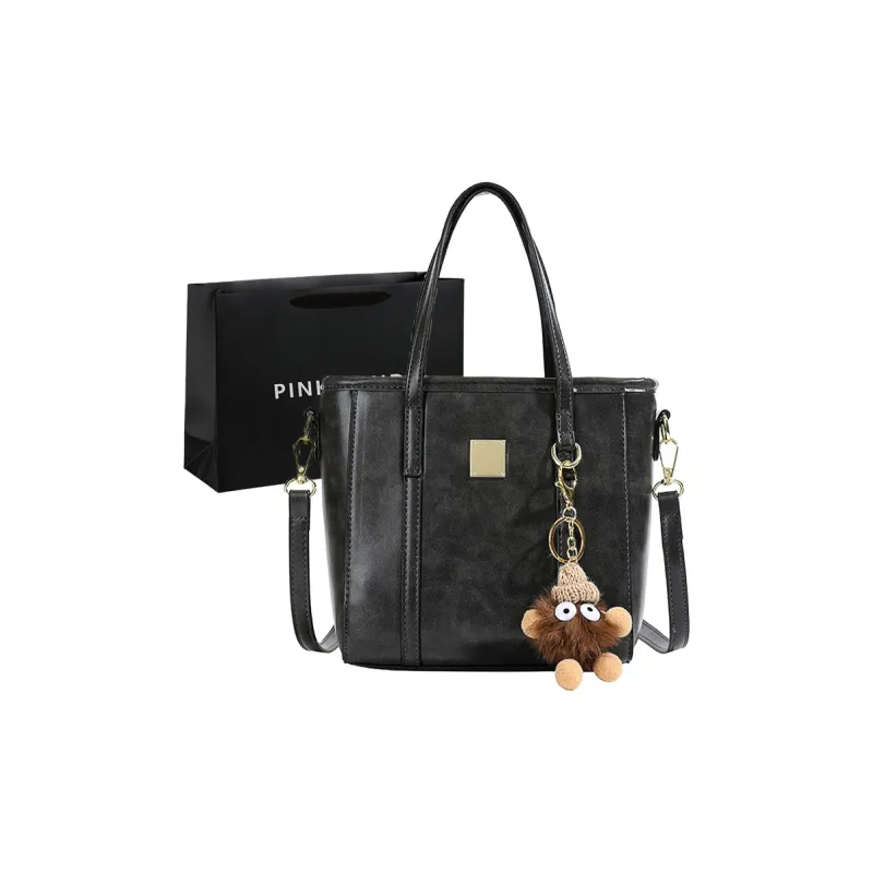 PINK·LAND PU Bucket Bags Handbags Women's Yellow Brown/Coffee/Black-18