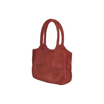 Paloma-wool Cow Leather Tote Bag Shopping Bag Shoulder Bag Handbag Small Size Women's Red/Pink/Light Green