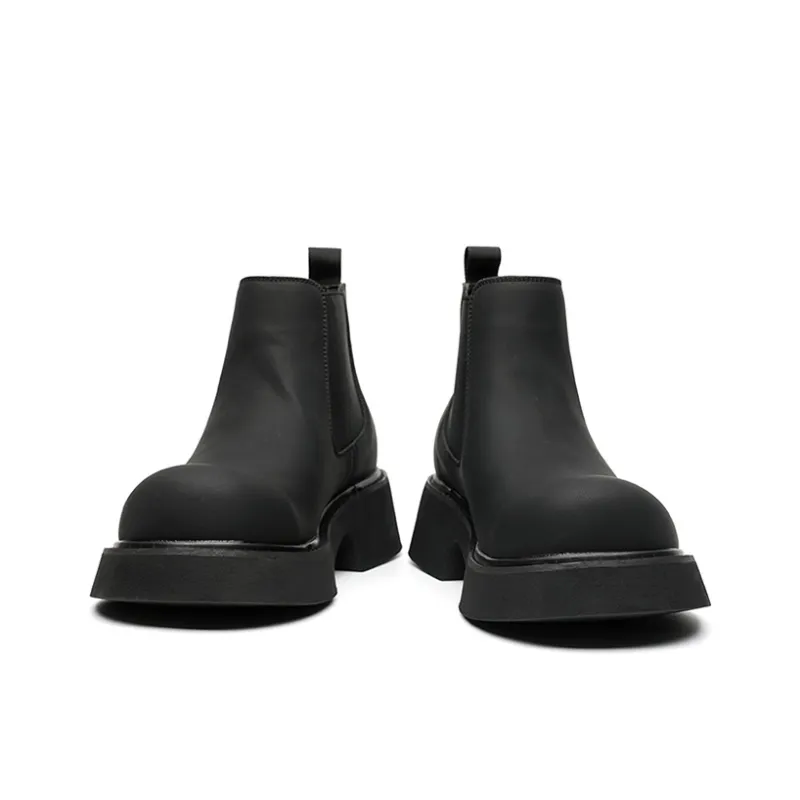 GZZ Chelsea Boots Men Black-3