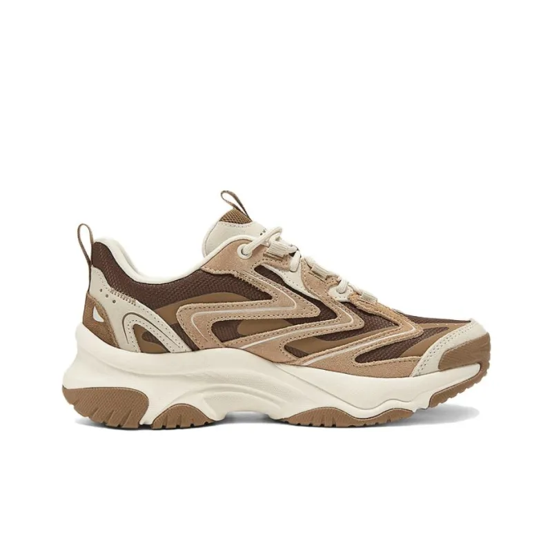 Skechers Street Anti Slip Wear Resistant Low Top Chunky Sneakers Women's Brown-1