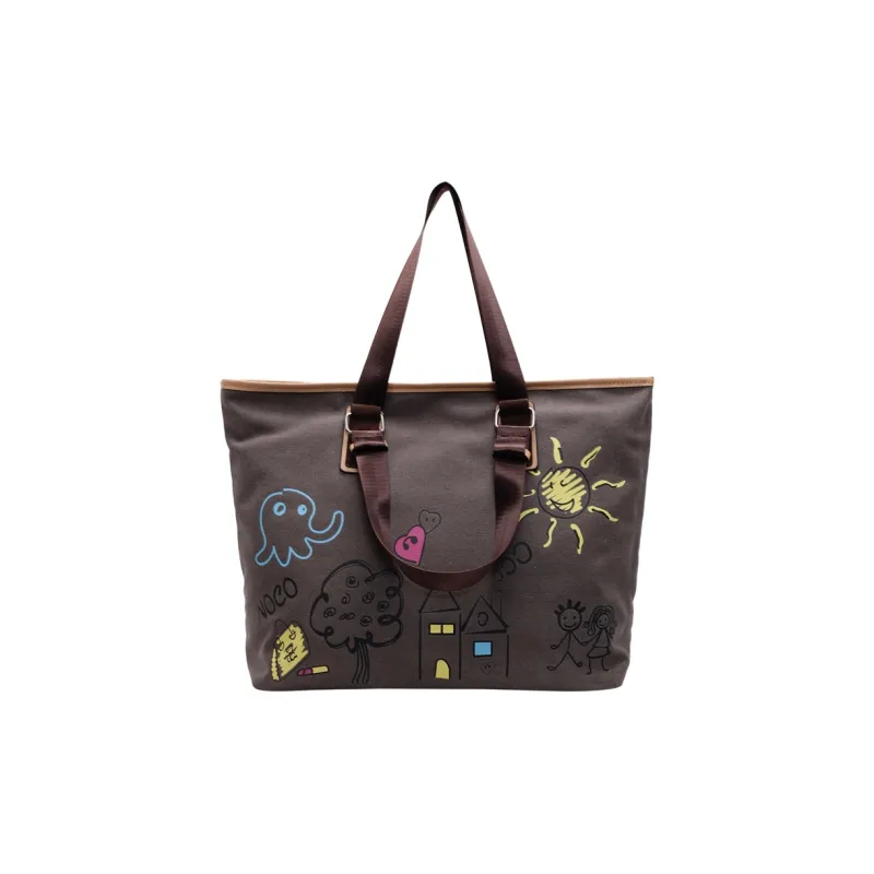 SUN ERATH&U Canvas Shoulder Bag Regular Women's Multicolor-11