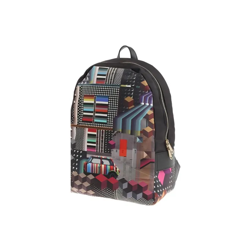 Paul Smith Polyester Backpack Men's Black-3