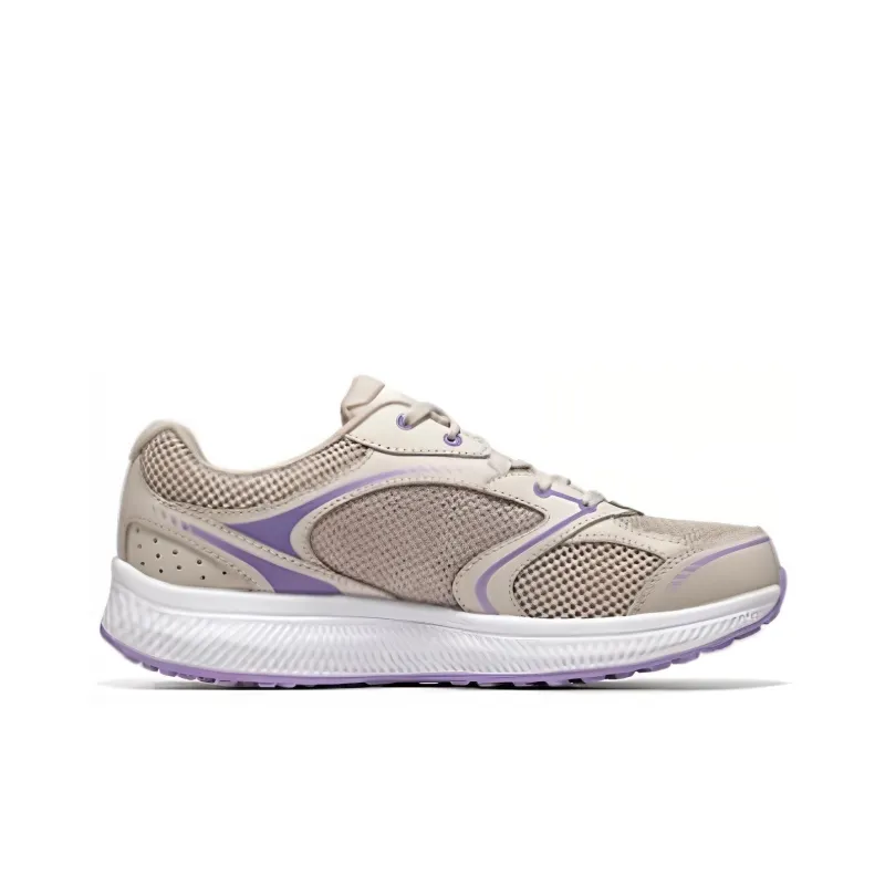 Skechers Go Run Consistent Anti Slip Wear Resistant Low Top Running Shoes Women's White Purple-1
